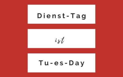 Dienstag ist Tu-es-Day!
