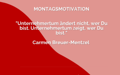 Unternehmertum ändert nicht, wer Du bist. Unternehmertum zeigt, wer Du bist!