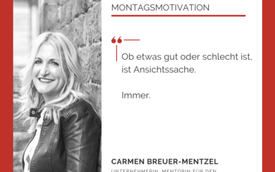 Ob etwas gut oder schlecht ist, ist (D)eine Ansichtssache