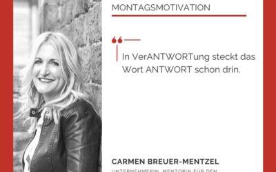 In VerANTWORTung liegt die Antwort schon drin