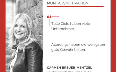 Ziele ohne gute Gewohnheiten bringen Dich nicht weiter!