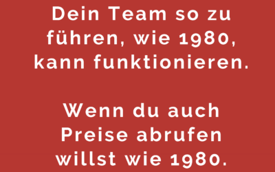 Teamführung wie 1980 kann stimmen.